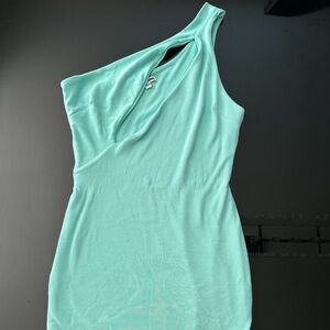 Fashion Nova Teal Dress